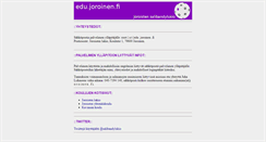 Desktop Screenshot of mll.joroinen.fi