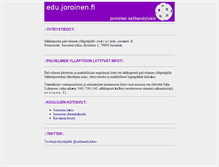 Tablet Screenshot of mll.joroinen.fi